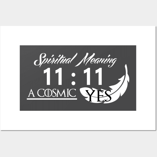 11:11 spiritual meaning Wall Art by worshiptee